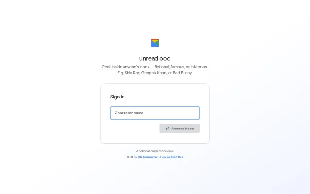 Simulate Anybody's Gmail Inbox