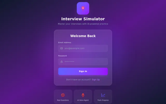Interview Simulator – AI voice agent for practicing job interviews