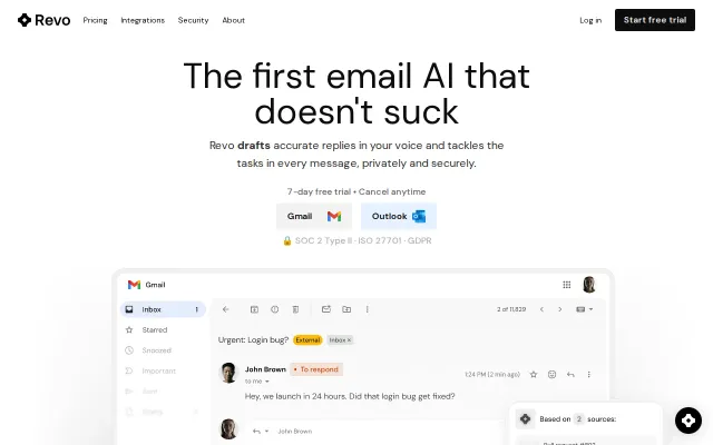 Revo – Deep context infra, slow adoption, good old email is saving us