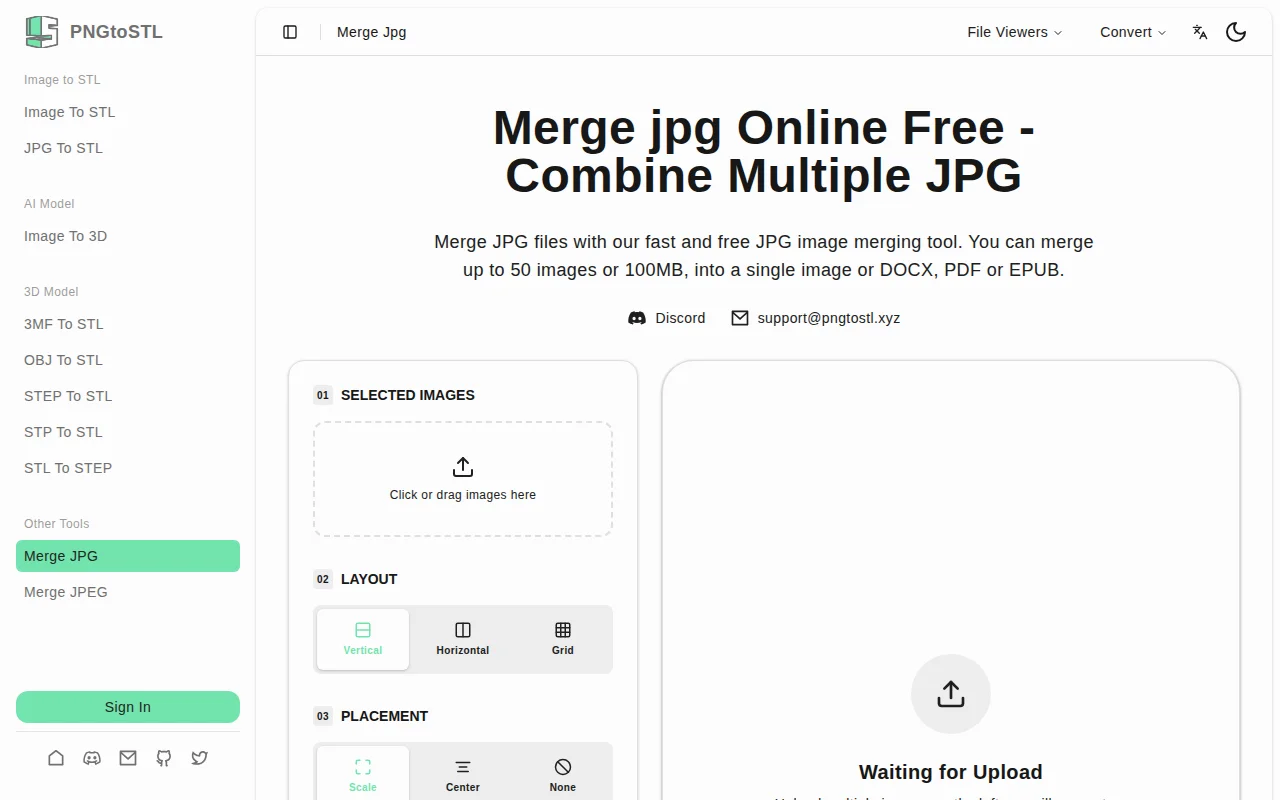 Merge Jpg Free Online Tool