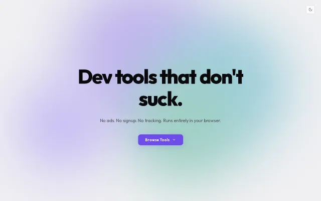 Rawkit – Free, no-ads developer tools that run in the browser