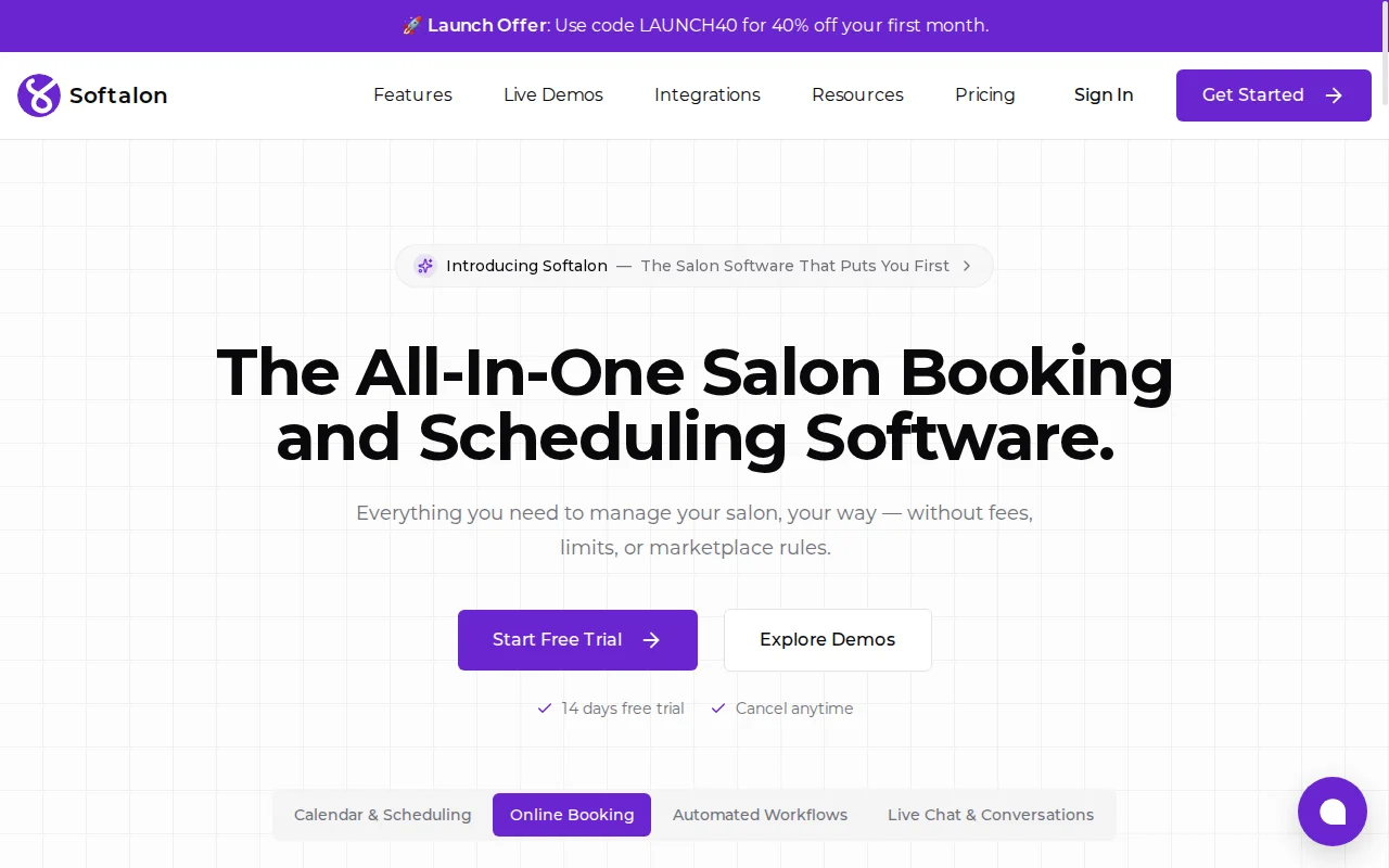Softalon – All-in-one salon booking and scheduling software