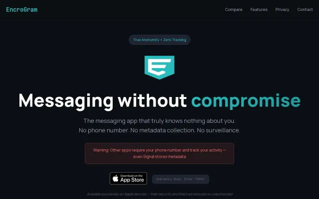 EncroGram – Messaging When You Assume Everything Will Be Looked At