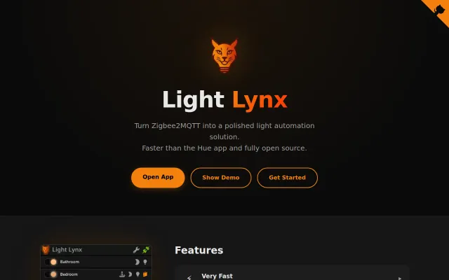 Light Lynx – polished light app and automation based on Zigbee2MQTT