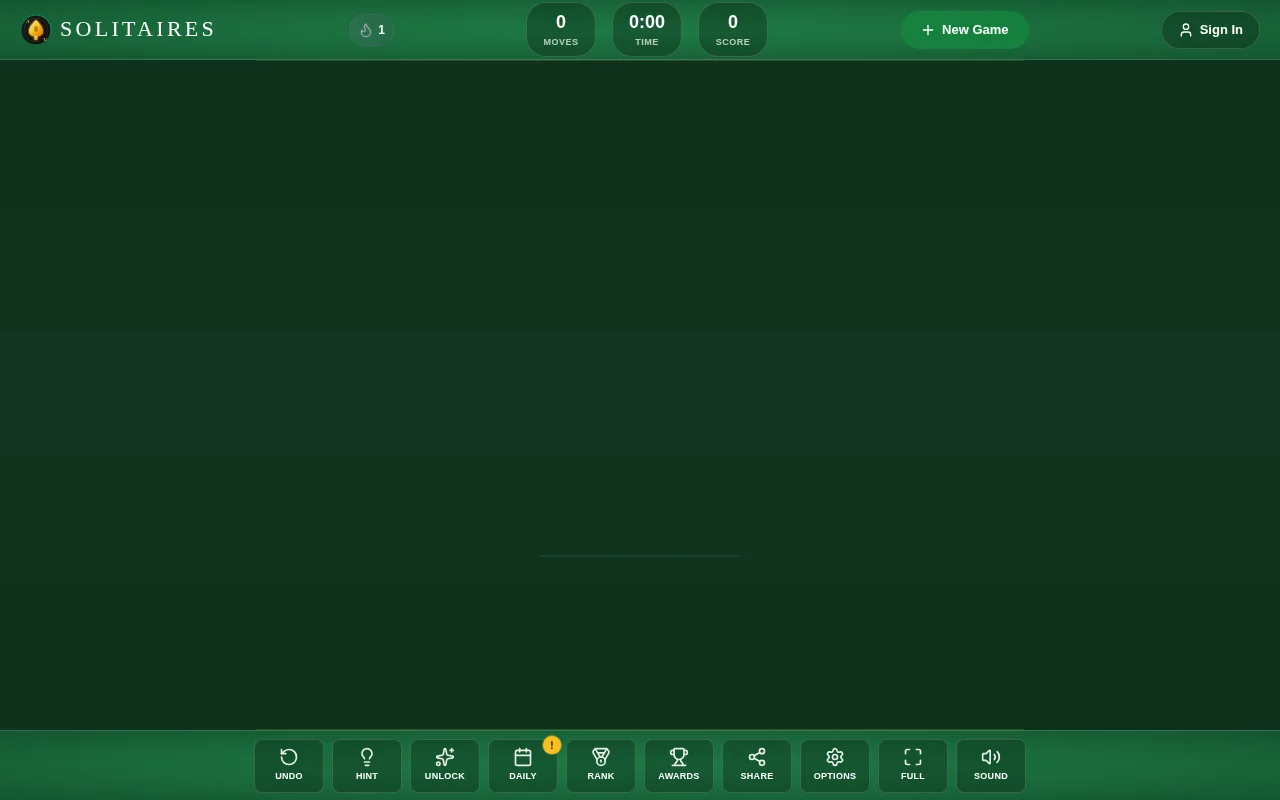 Solitaires.gg – Free ad-free solitaire in the browser