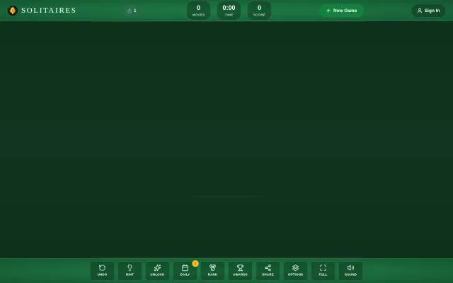 Solitaires.gg – Free ad-free solitaire in the browser