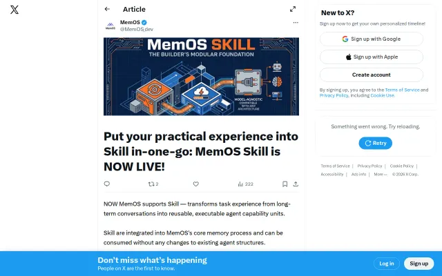 Put your practical experience into Skill in-one-go: MemOS Skill