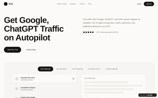 AI SEO on Autopilot