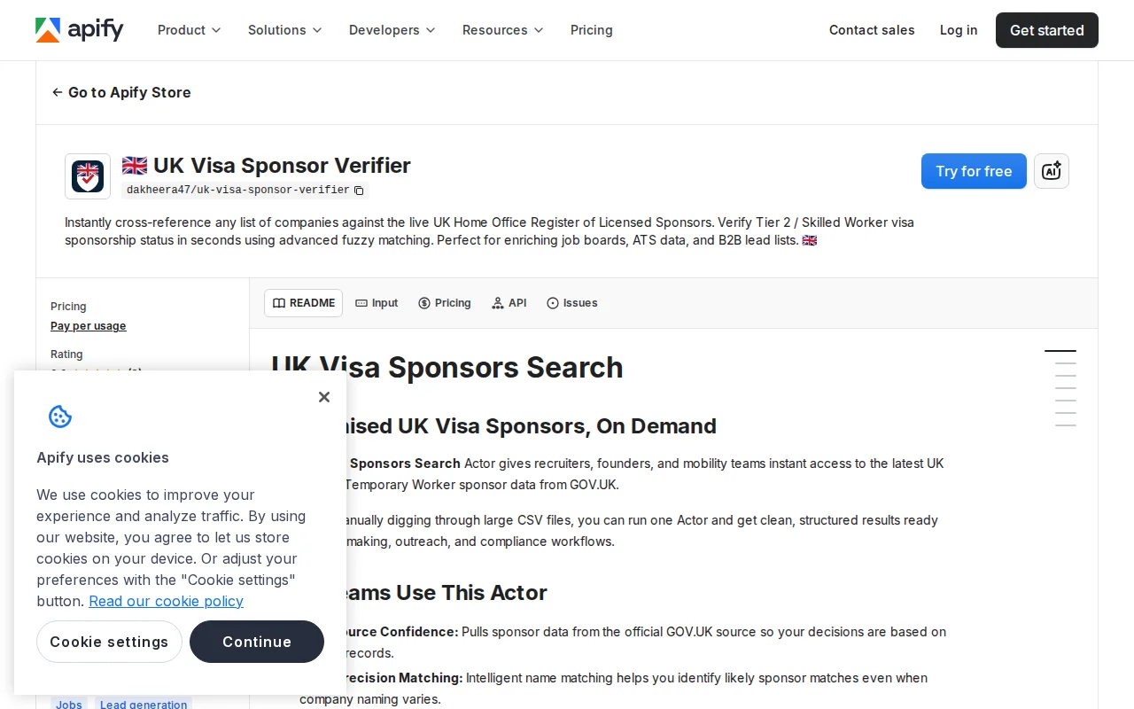 Fuzzy-matching messy job board data against the UK Gov Visa Registry