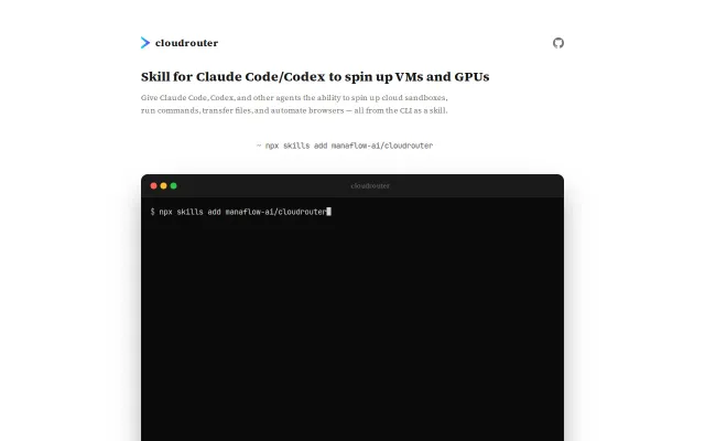 Skill that lets Claude Code/Codex spin up VMs and GPUs