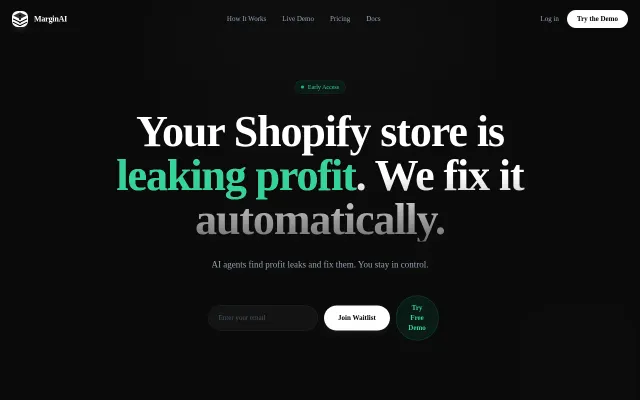 I built an AI that runs your Shopify store while you sleep