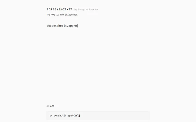 ScreenshotIt – What if a screenshot was just a URL?