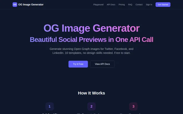Ogimg.xyz – Generate OG images via API, no headless browser