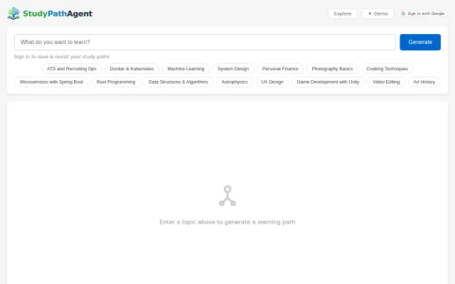 AI learning paths with YouTube playlists