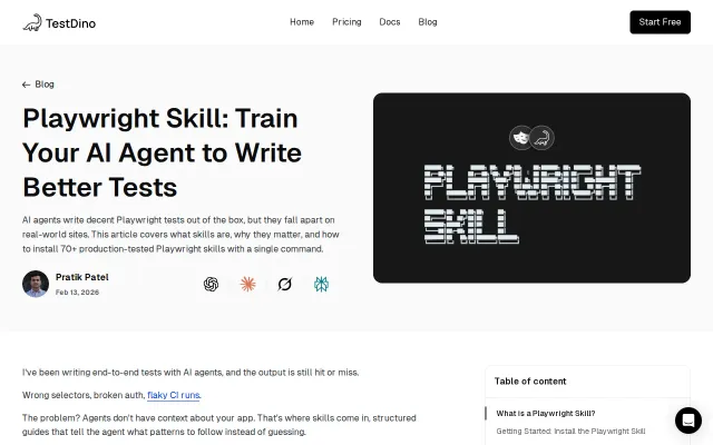 Train AI Agents to Write Better Playwright Tests