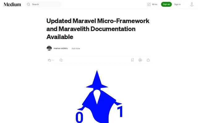 Updated Maravel Micro-Framework and Maravelith Documentation Available