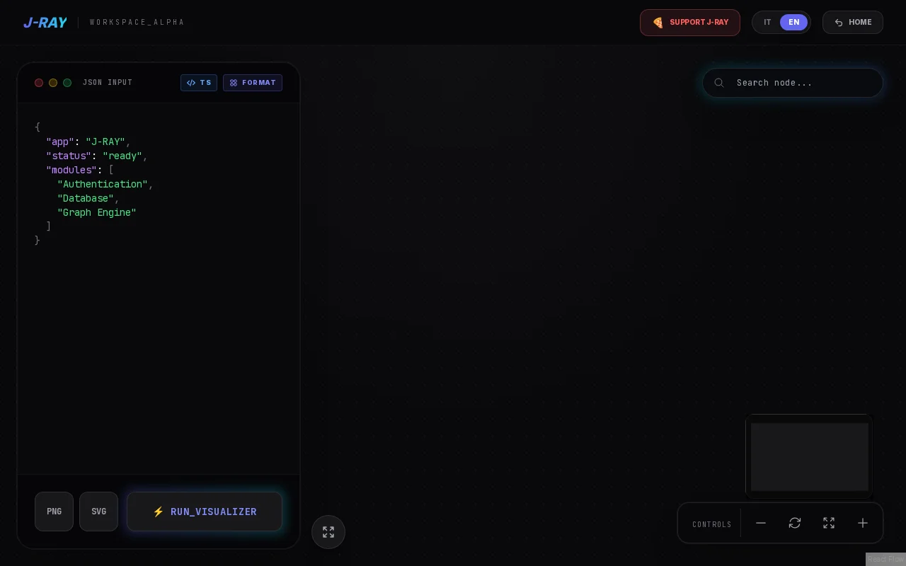 J-RAY – A privacy-first JSON visualizer with two-way binding