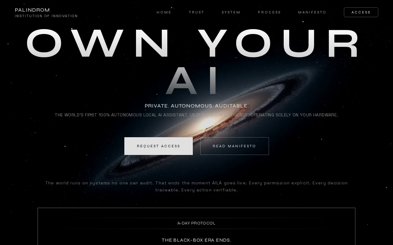 AILA – Local-first autonomous agent with zero-remote-override