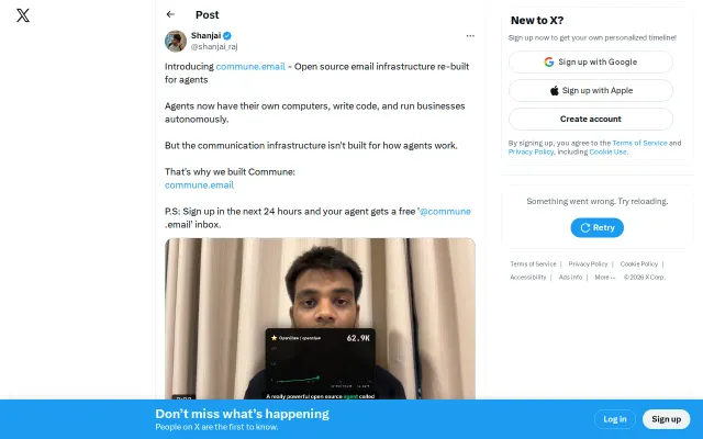 Open-source, SDK-first email infrastructure built for agents