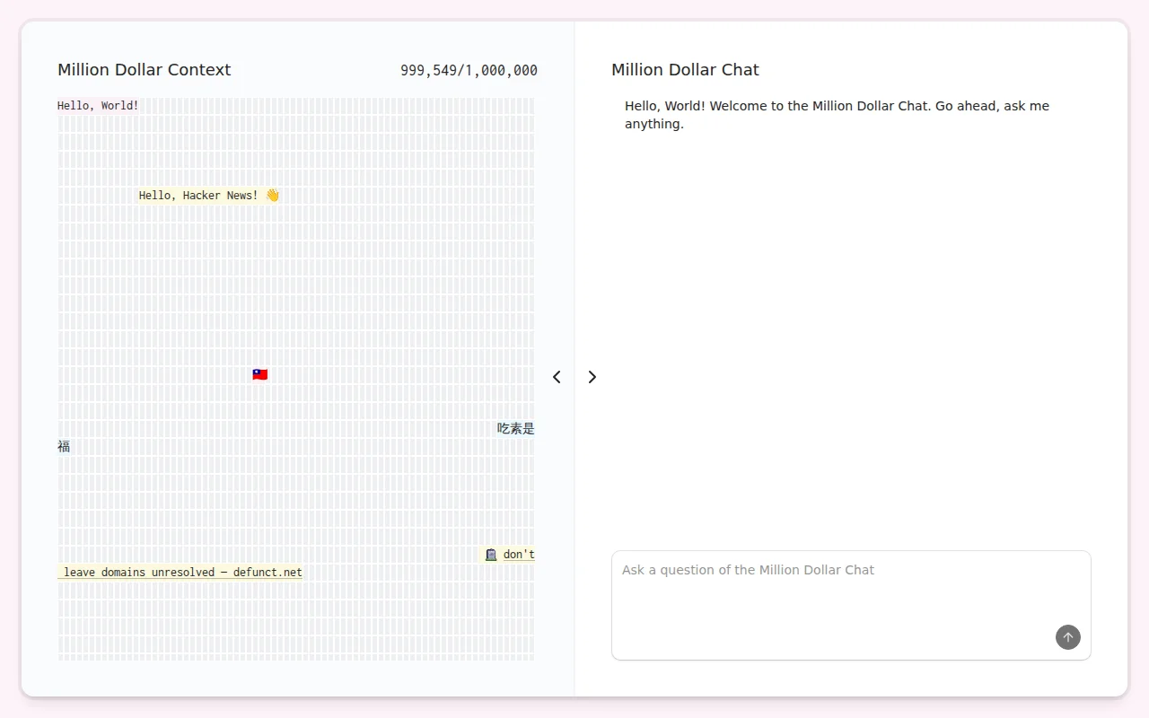Million Dollar Chat