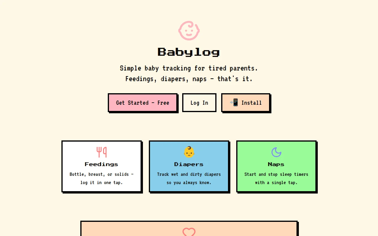 Babylog – baby tracker built with OpenClaw from a hospital room