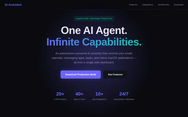 CoolWulf AI – A personal AI assistant built in Go, optimized for macOS