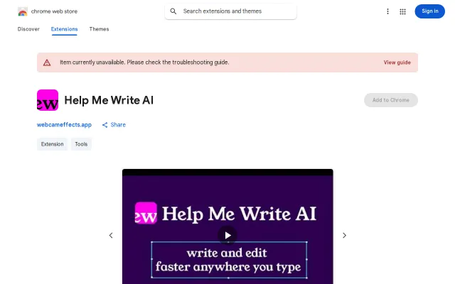 Help Me Write AI – an assistant to help you write