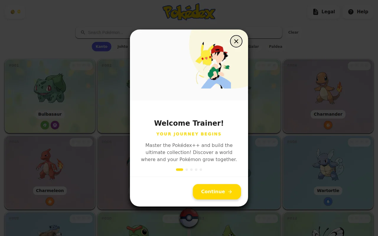 PokeDex++ – I rebuilt my Pokémon app as a web app