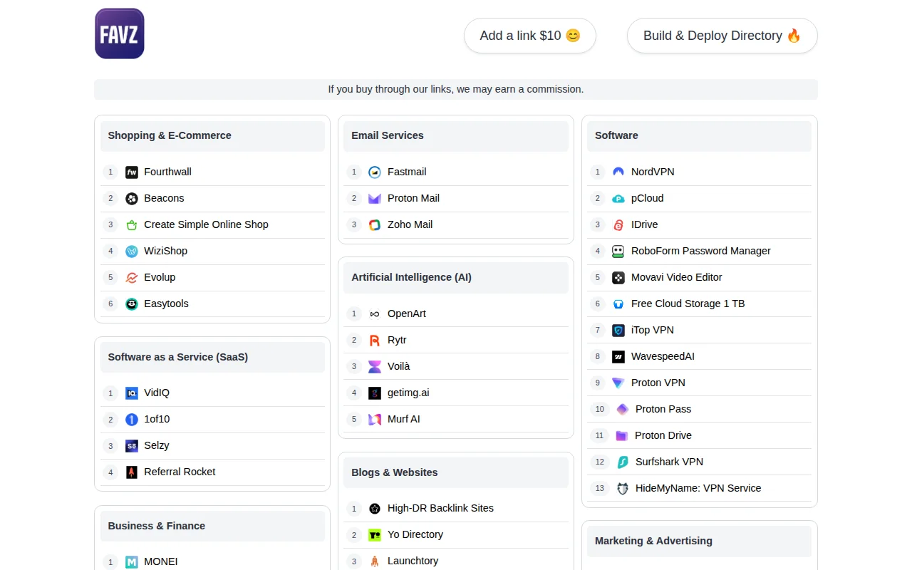 A centralized resource for software, tools, and services
