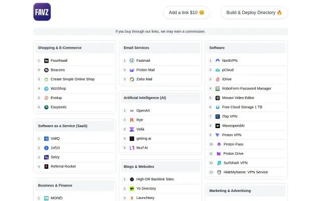A centralized resource for software, tools, and services