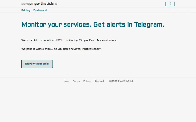 Website Monitoring with Telegram Alerts