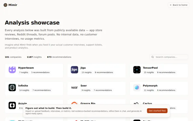 I built a tool that helps YC companies figure out what to build next