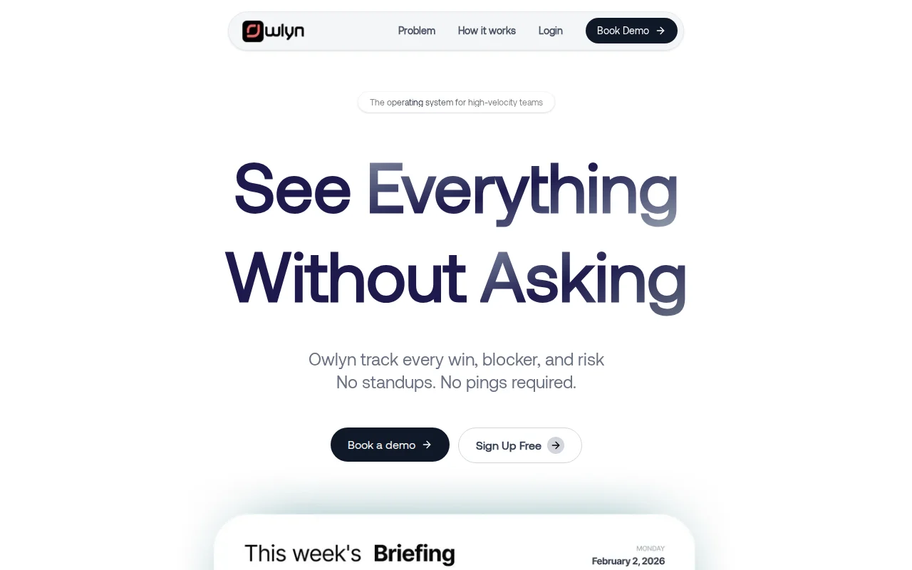 Owlyn – See what your eng team shipped without asking anyone