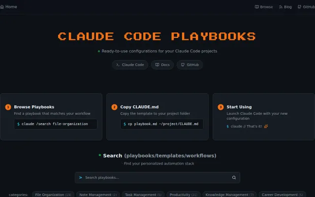 100+ Claude Code Playbooks for Non-Coders