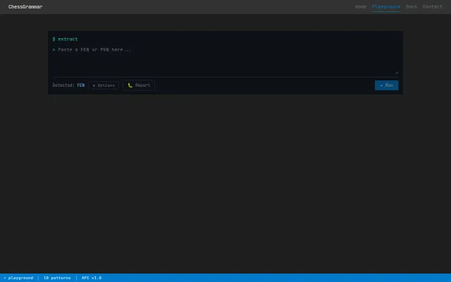 ChessGrammar – API that detects tactical patterns in chess positions