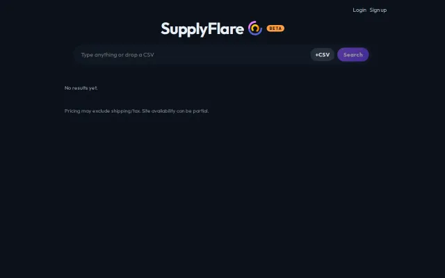 Compare Prices with SupplyFLare AI