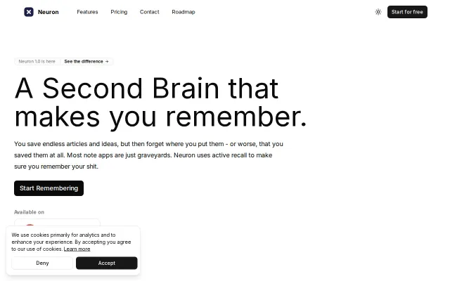 A tool to help you remember shit you are interested in