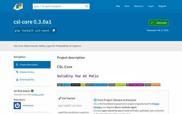 CSL MCP Server – Write and Verify AI Safety Policies from Claude/Cursor