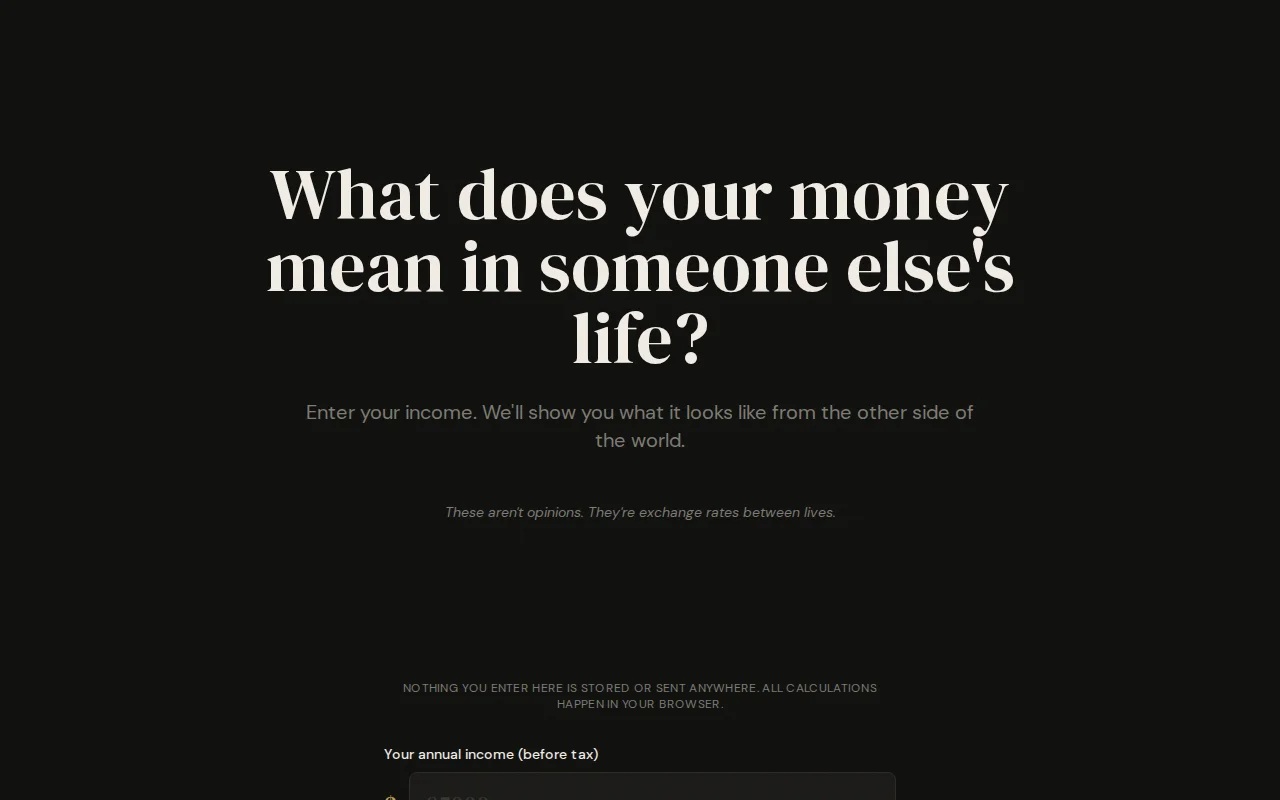 What your income looks like in 50 other countries