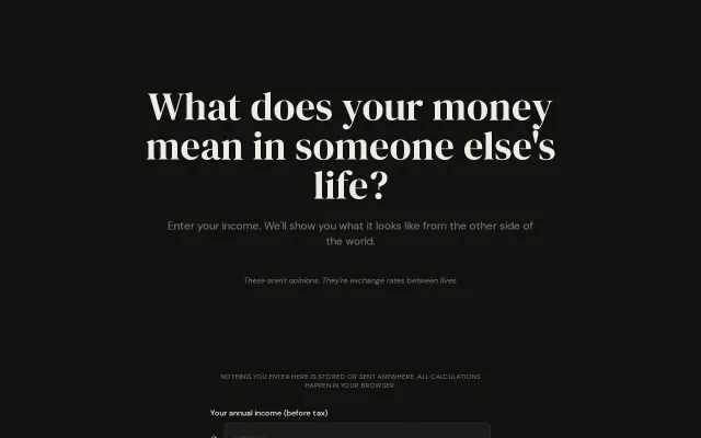 What your income looks like in 50 other countries