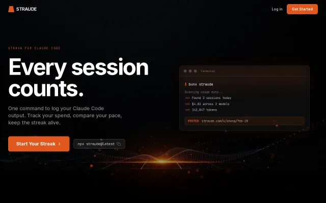 Strava for Claude Code