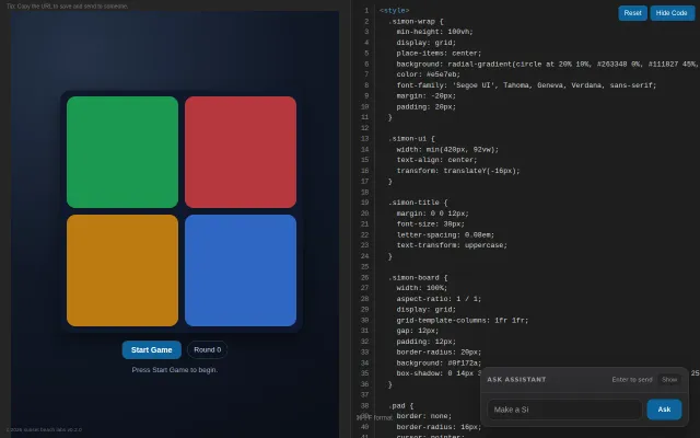 CodeSprout – HTML Vibecoder for Kids