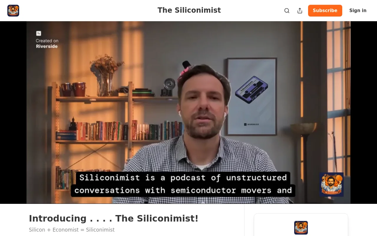 I Started a Podcast on Silicon and Economics