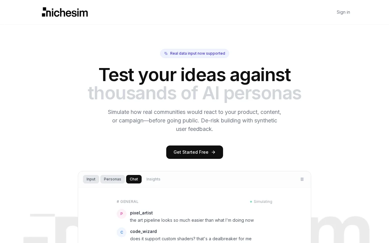 Reddit-style simulated AI Personas to challenge assumptions
