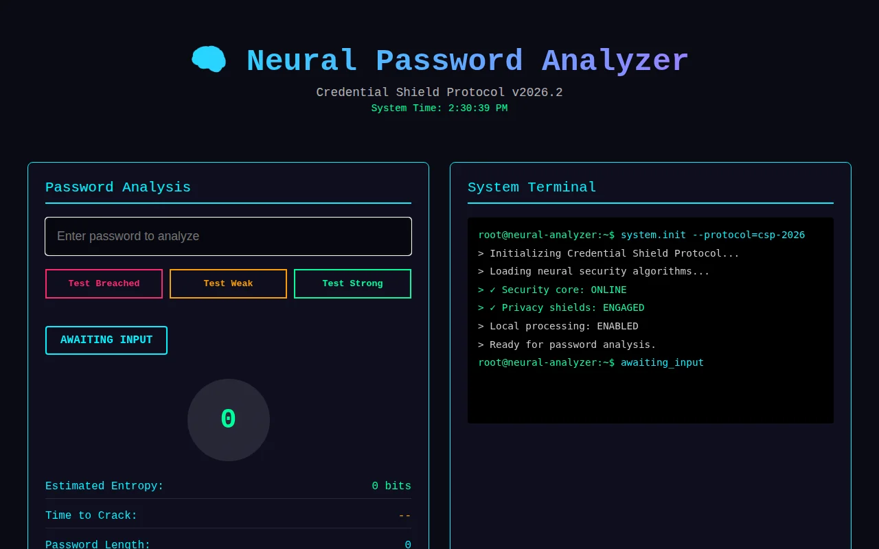 Credential Shield Protocol – Server-blind breach checking for passwords