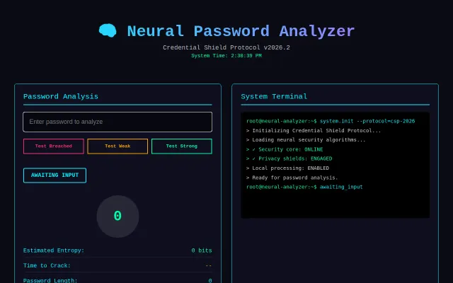 Credential Shield Protocol – Server-blind breach checking for passwords
