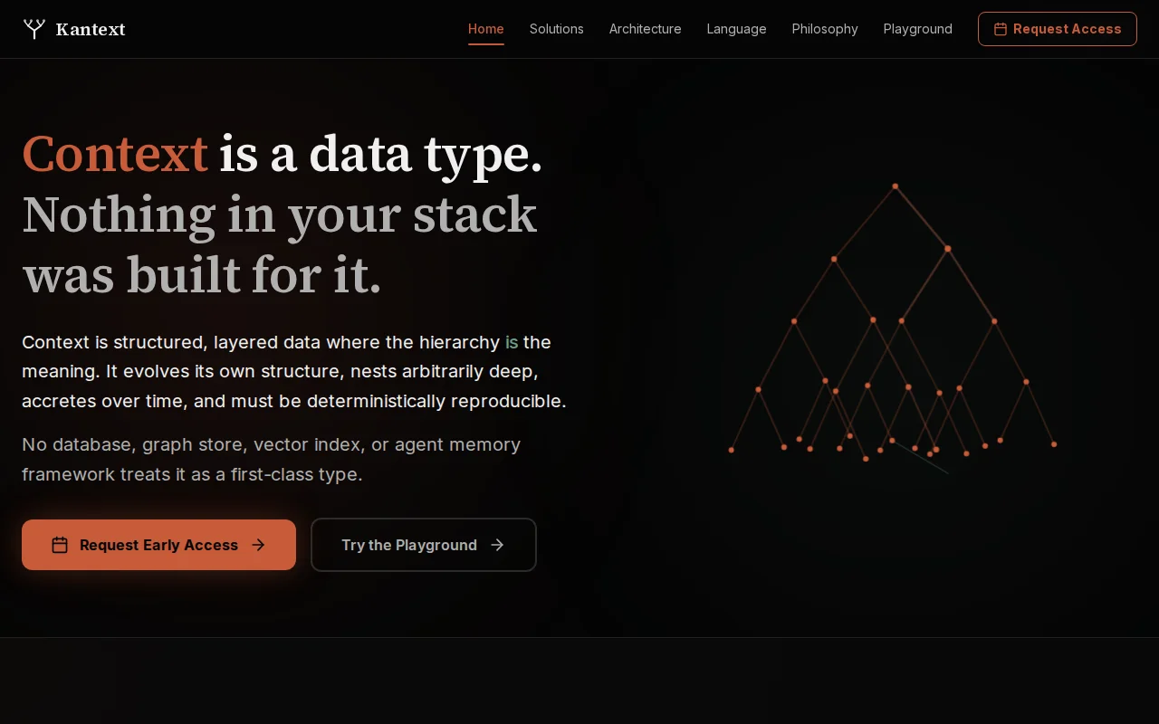 Kantext – A context-native data store in Rust, grounded in Git