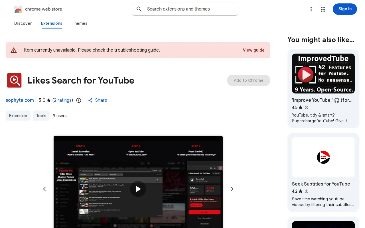 Likes Search for YouTube. Search Through Mountains of YT Likes