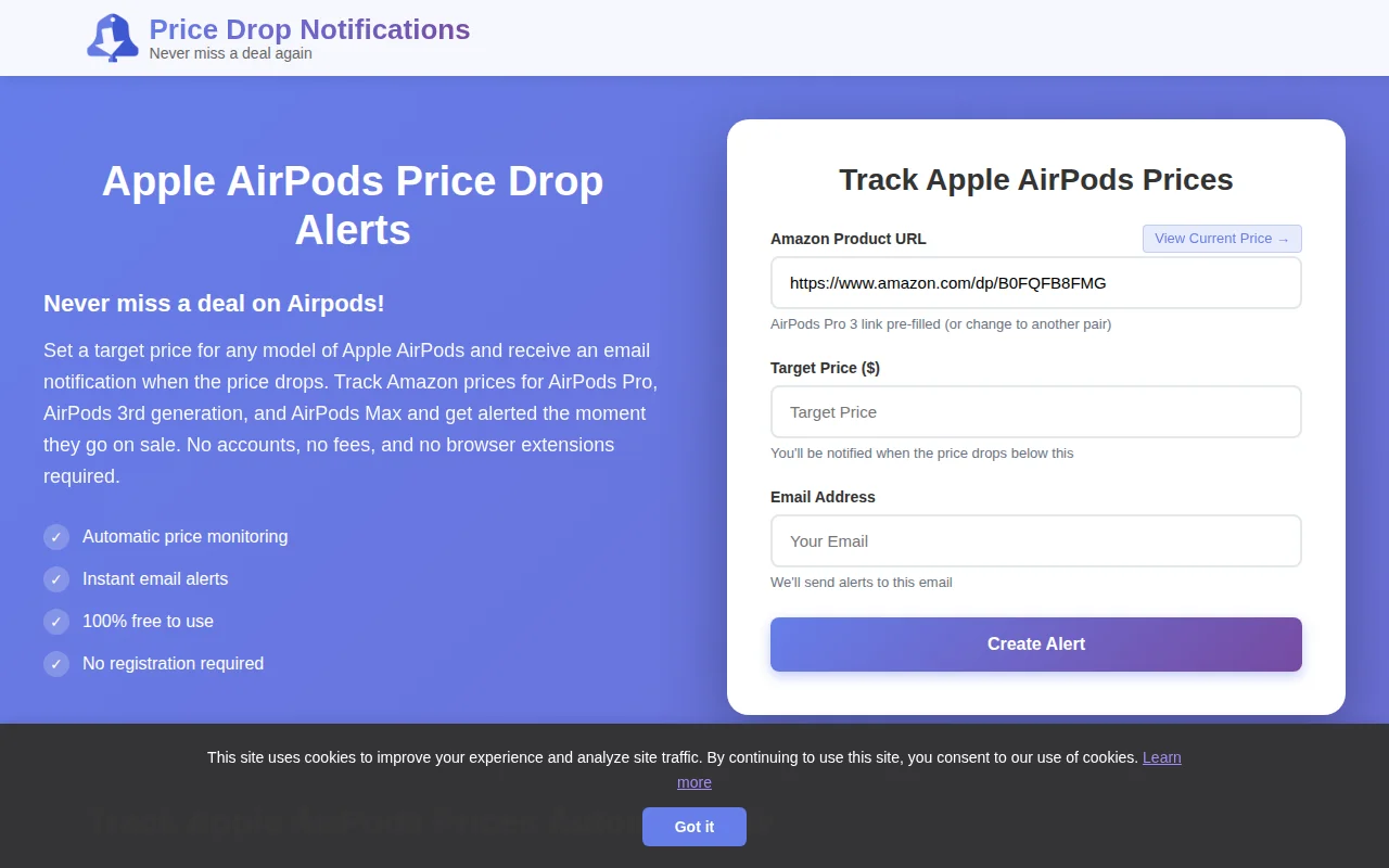 Apple AirPods Price Drop Alerts