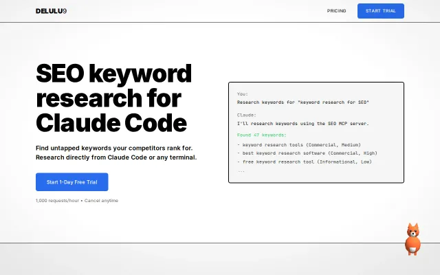 Delulu9 - SEO keyword research for Claude Code content pipeline